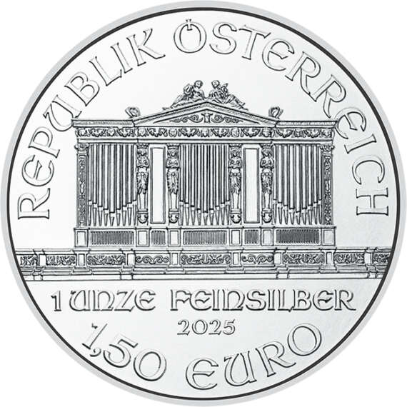 Philharmonic 1 Oz Silver 2025 - obrazek 2